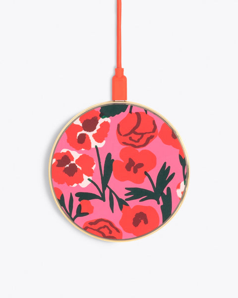 Back Me Up! Wireless Charging Pad - Las Flores