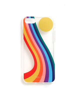 soft plastic iphone 7 case - boogie daze, clear