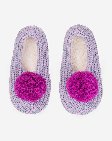 lilac slippers