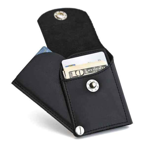 Personalized Black Leather Wallet | Canadian | Rimanchik