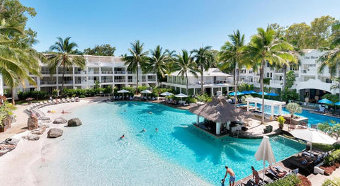 The lagoon pool at Peppers Beach Club and Spa