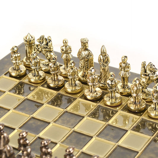 Byzantine Brown Chess Set