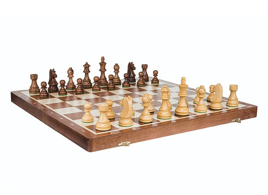 Folding Wooden Chess Set STAUNTON MEDIUM