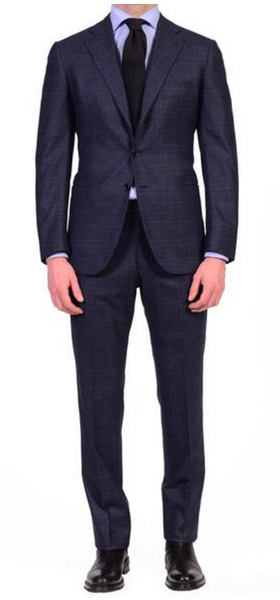 Handmade flannel business suit by Cesare Attolini