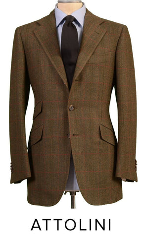 CESARE ATTOLINI TWEED SUIT