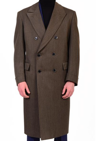 Brioni double breasted coat