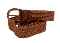 Casual brown leather belt by Kiton Napoli