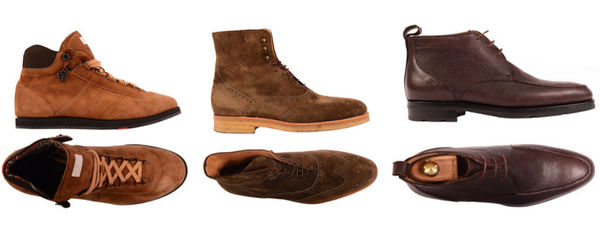 Kiton men's boots and shoes for winter