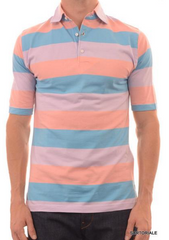 Multi-color polo shirt by Luigi Borrelli