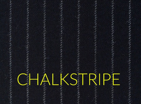 Chalkstripe fabric pattern in men's business suits