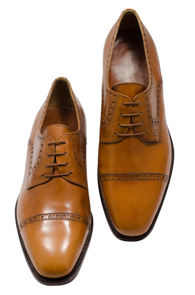 cognac leather dress shoes