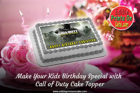 Call of Duty Cake Topper, Call of Duty Cupcake Toppers