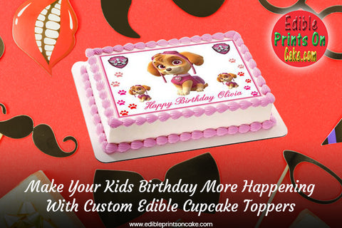 Custom Edible Cupcake Toppers