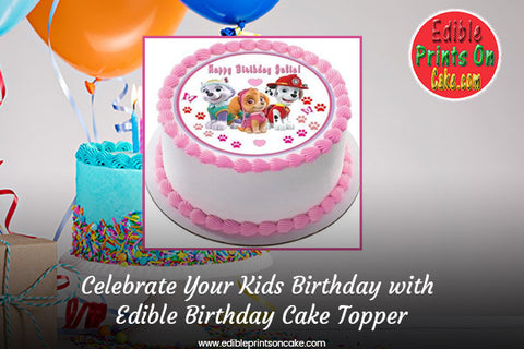 Edible Birthday Cake Topper