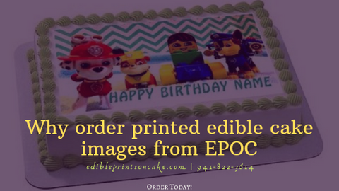 Printed Cake Image - Edible Prints on Cake