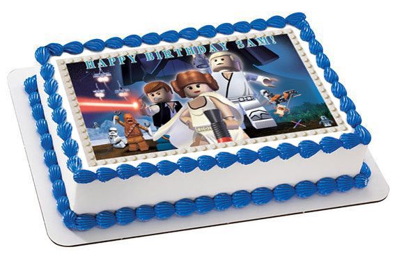 lego star wars cake topper