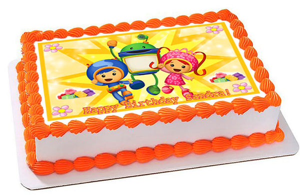 #2 Team Umizoomi Birthday cake topper Edible picture image sugar paper frosting 