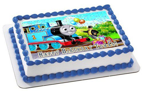 Thomas Train 1 Edible Birthday Cake OR Cupcake Topper ...