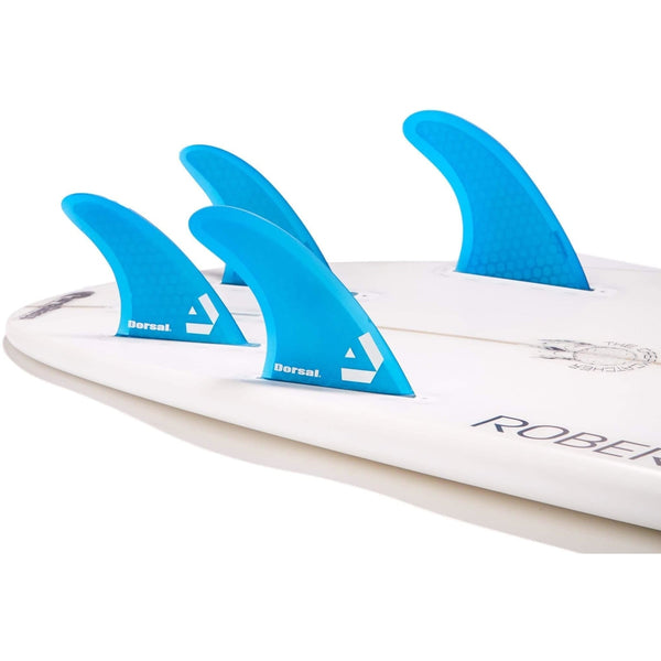 C3 Hexcore Honeycomb RTM Futures Style Thruster Surfboard Fin Blue 