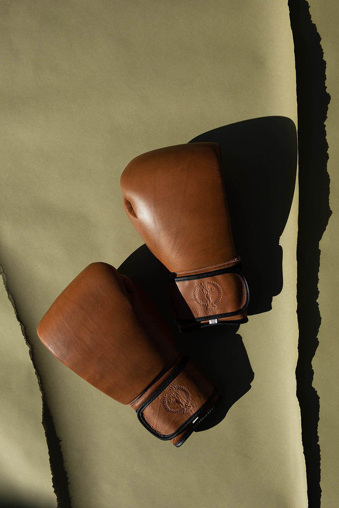 PRO Heritage Brown Leather Boxing Gloves