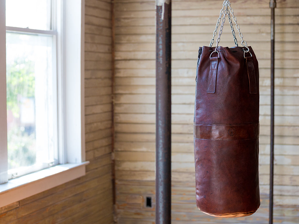 Retro Vintage Leather Heavy Boxing Punching Bag