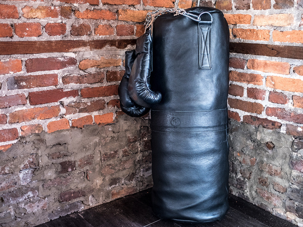 Custom Made/Custom Logo Handmade Leather Heavy Punching Boxing Bag Vintage