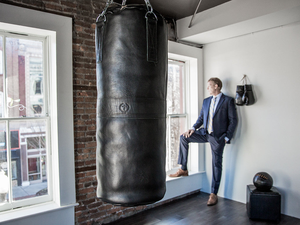 Custom Made/Custom Logo Handmade Leather Heavy Punching Boxing Bag Vintage