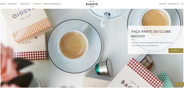 Site da Baggio, inspiração para ganhar dinheiro em casa