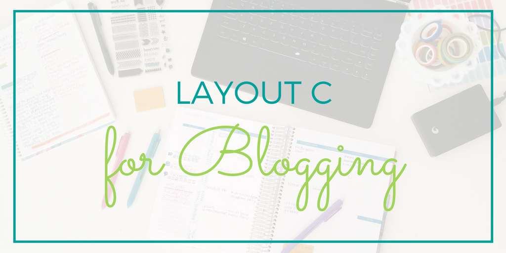 How to use a planner for blogging