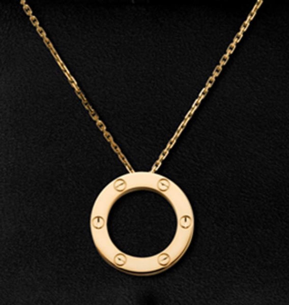 cartier love ring necklace