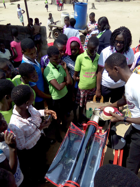 Solar Cooking in Ghana Africa with GoSun Solar Oven