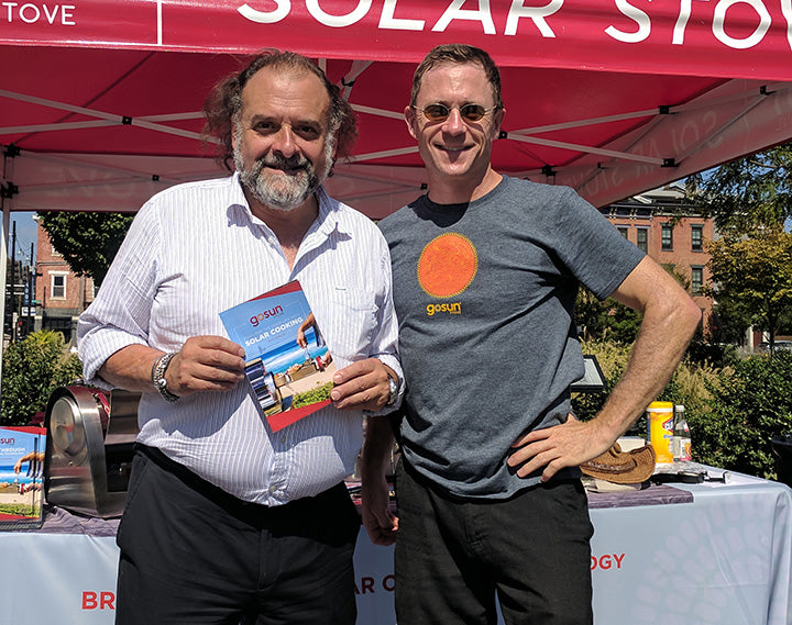 GoSun's Patrick Sherwin with Cincinnati's top Chef Jean-Robert de Cavel