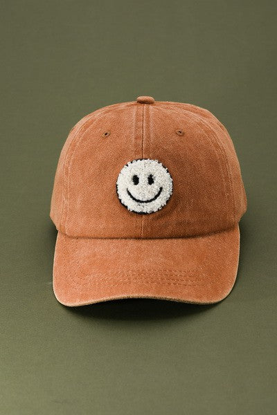 Smiley Face Patch Hat – Hissy Fit Boutique