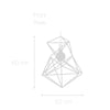 Twisted Icosahedron Lamp