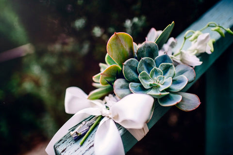 Julie & John corsage