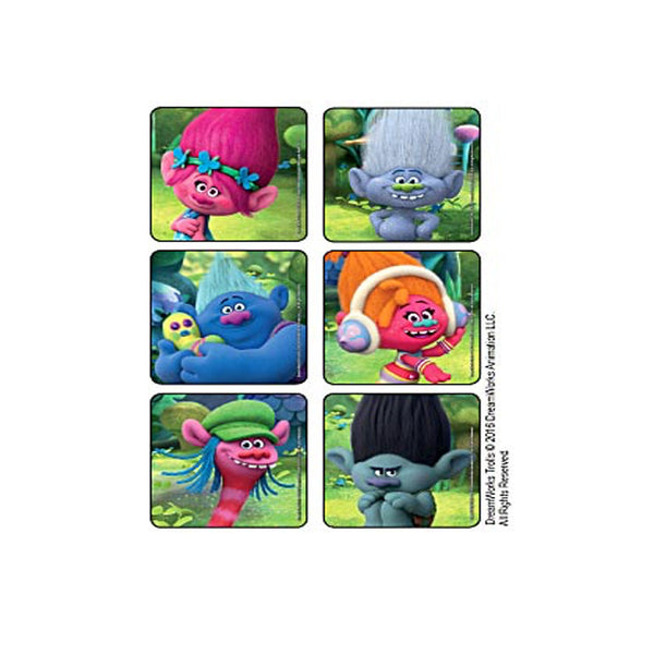 Trolls Movie Party Favor Stickers - 90 Ct – Party Majors