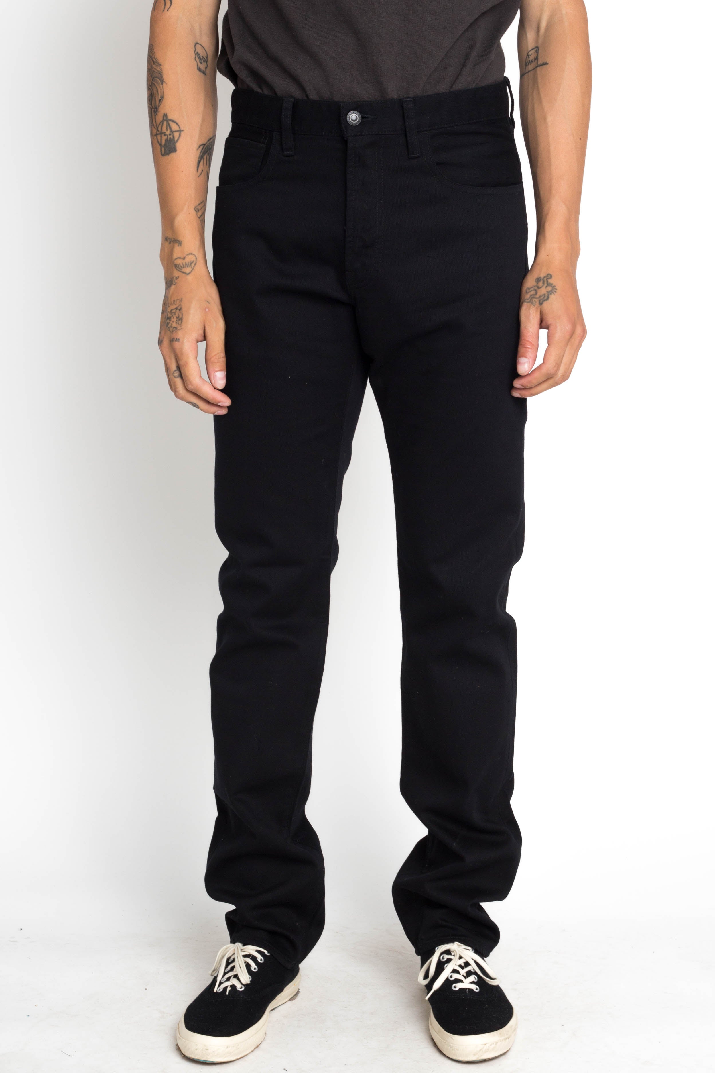 V.Pique Straight 5pocket PS - Black