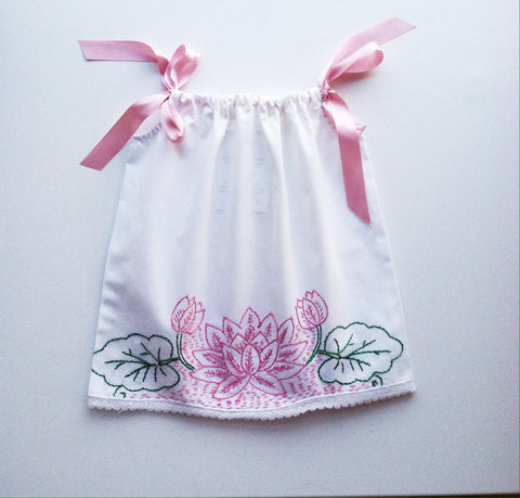 Embroidered Pillowcase Dress