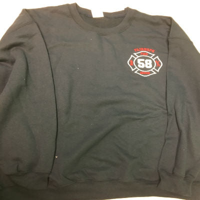 Custom Fire Department Clothing Custom Sweatshirt Custom Maltese Cross