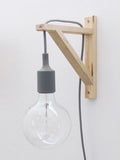 Silicone E27 Adjustable Wall Lamp, with plug
