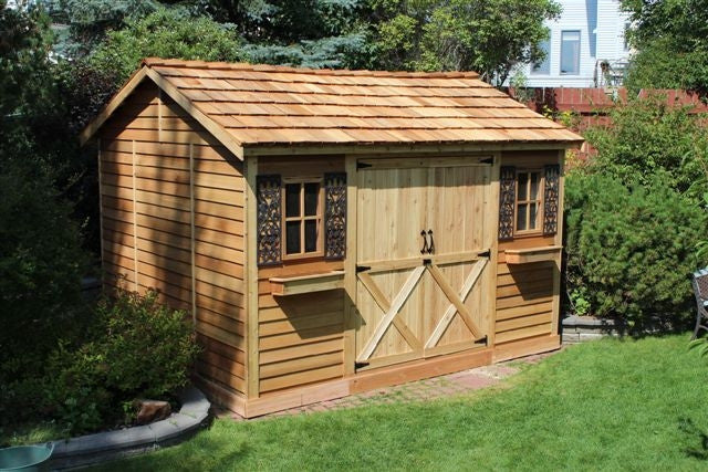 Long Shed Kits, Cedar Summer Houses, Garden Cottages 