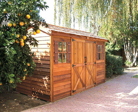 Cedar garden shed kits canada