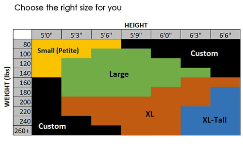 Hooded Blanket Size Chart