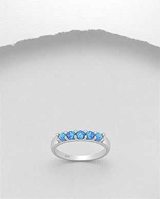 Five Opals Ring