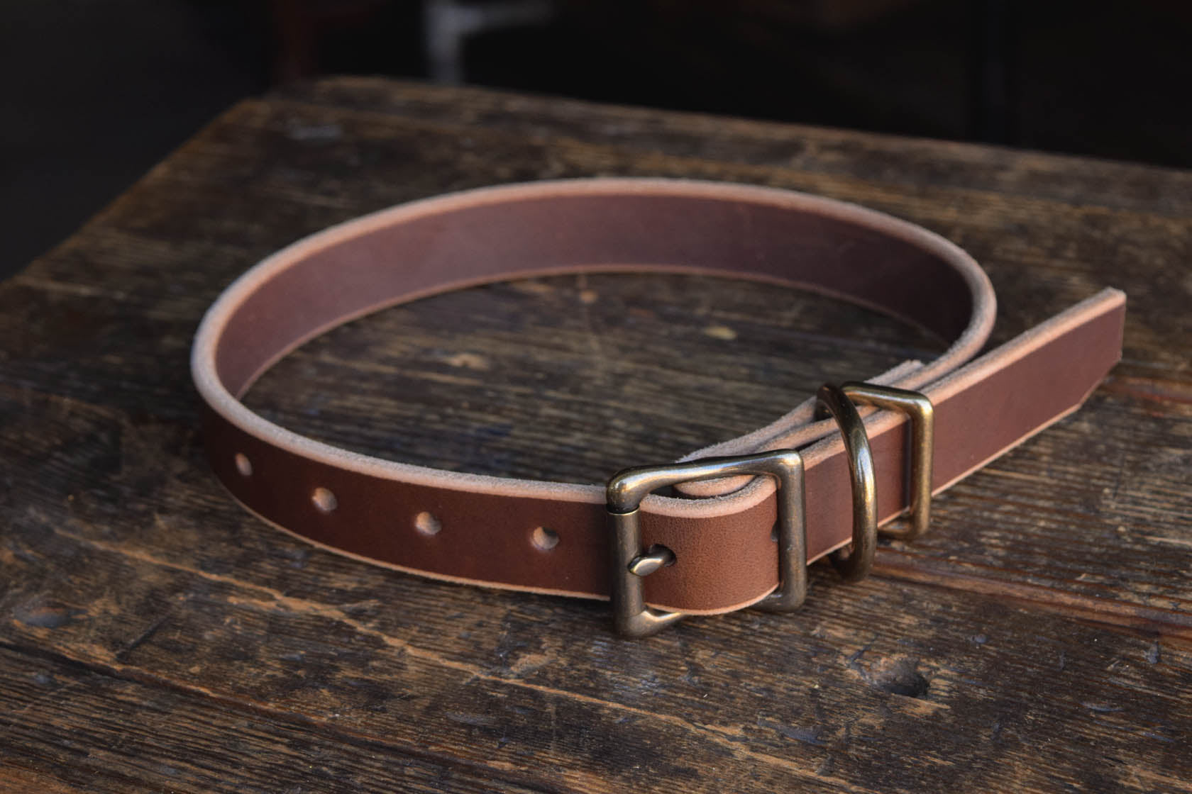 belt buckle dog collar