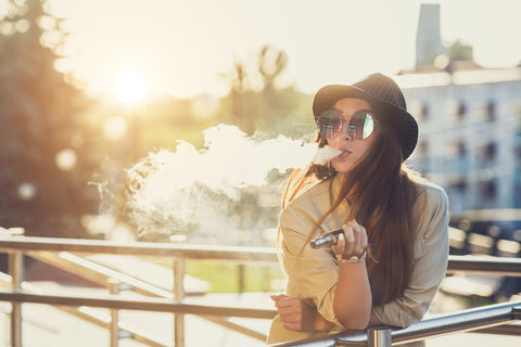Woman Vaping | How to Quit Smoking