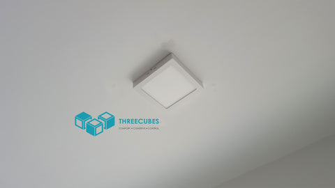 Threecubes Square Ceiling LED Light