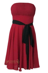 A-line Lavender Chiffon Knee Length Bridesmaid Dress Am147