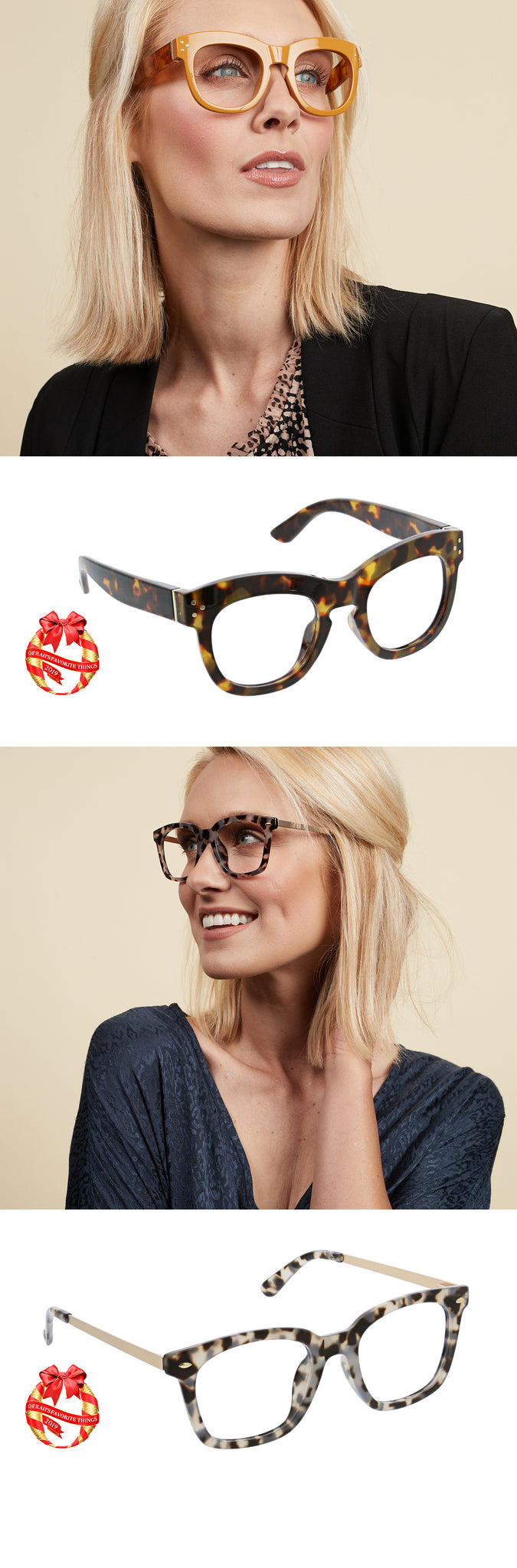 Bravado and Limelight blue light reading glasses by Peepers