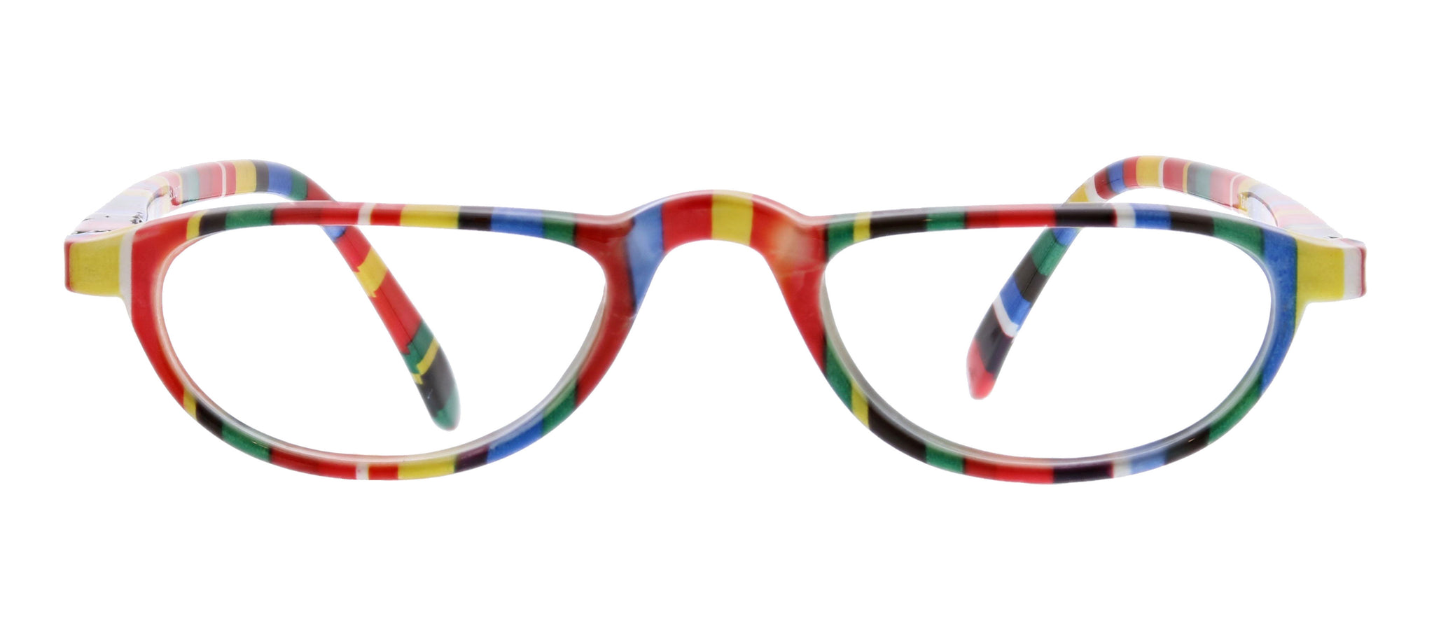 Fruit Stripe Gum multi-colored reading glasses by Peepers